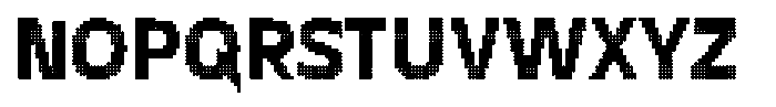 Flexibel Modular Circle8 Font UPPERCASE