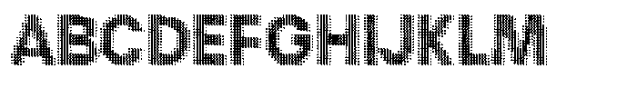 Flexibel Modular Diamond Dot42 y Font UPPERCASE