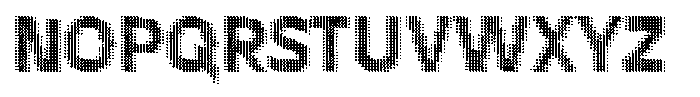 Flexibel Modular Diamond Dot42 y Font UPPERCASE