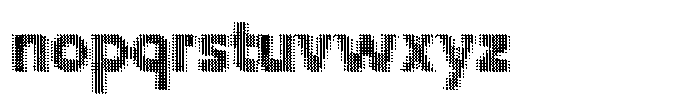 Flexibel Modular Diamond Dot42 y Font LOWERCASE