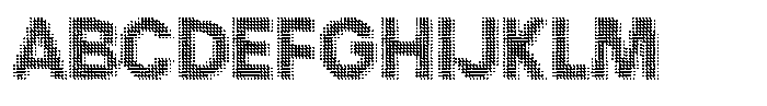 Flexibel Modular Diamond Dot43 y Font UPPERCASE