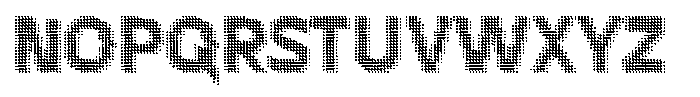 Flexibel Modular Diamond Dot43 y Font UPPERCASE