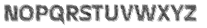 Flexibel Modular Diamond Dot45 y Font UPPERCASE