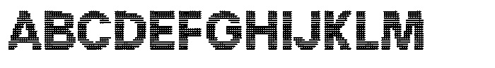 Flexibel Modular Dot17 x Font UPPERCASE
