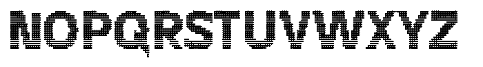 Flexibel Modular Dot17 x Font UPPERCASE