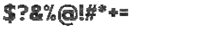 Flexibel Modular Dot18 x Font OTHER CHARS