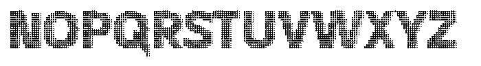 Flexibel Modular Dot19 x Font UPPERCASE