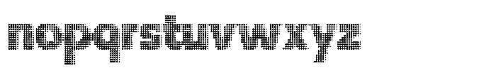 Flexibel Modular Dot19 x Font LOWERCASE