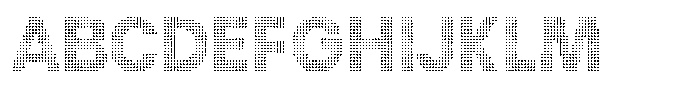 Flexibel Modular Pattern11 Font UPPERCASE