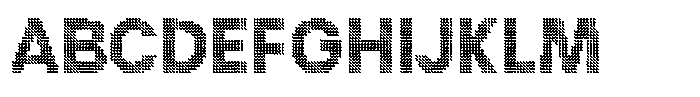 Flexibel Modular Pattern14 Font UPPERCASE