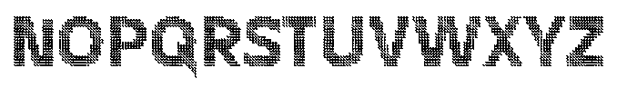 Flexibel Modular Pattern14 Font UPPERCASE