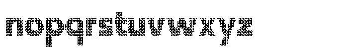 Flexibel Modular Pattern14 Font LOWERCASE