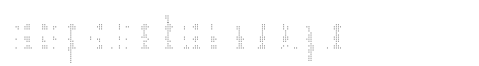 Flexibel Modular Pixel26 Font LOWERCASE