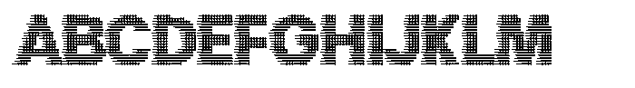 Flexibel Modular Speed12 Font UPPERCASE