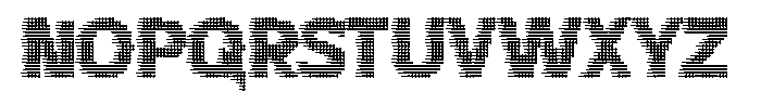 Flexibel Modular Speed12 Font UPPERCASE