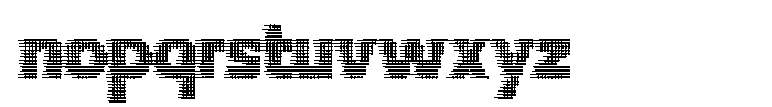 Flexibel Modular Speed12 Font LOWERCASE