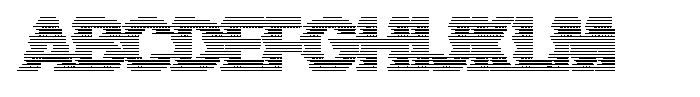 Flexibel Modular Speed13 Font UPPERCASE