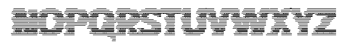 Flexibel Modular Speed13 Font UPPERCASE