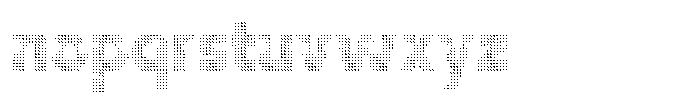 Flexibel Modular Square27 Font LOWERCASE