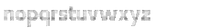 Flexibel Modular Square28 Font LOWERCASE