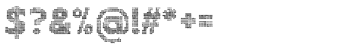 Flexibel Modular Triangle Dot36 x Font OTHER CHARS