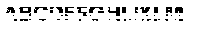 Flexibel Modular Triangle Dot36 x Font UPPERCASE