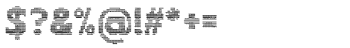 Flexibel Modular Triangle Dot37 x Font OTHER CHARS