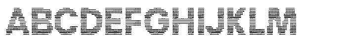 Flexibel Modular Triangle Dot37 x Font UPPERCASE