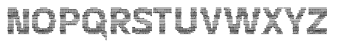 Flexibel Modular Triangle Dot37 x Font UPPERCASE