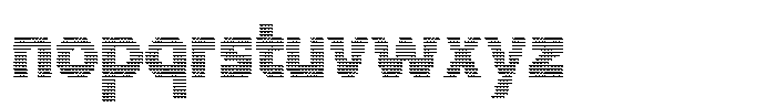 Flexibel Modular Triangle Dot37 x Font LOWERCASE
