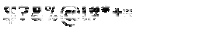 Flexibel Modular Triangle Dot38 x Font OTHER CHARS