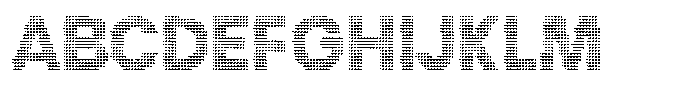 Flexibel Modular Triangle Dot38 x Font UPPERCASE