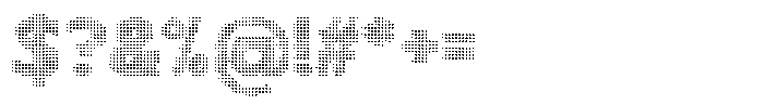 Flexibel Modular Triangle Dot39 x Font OTHER CHARS