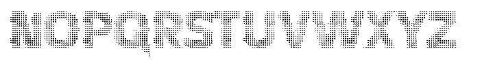 Flexibel Modular Triangle Dot39 x Font UPPERCASE