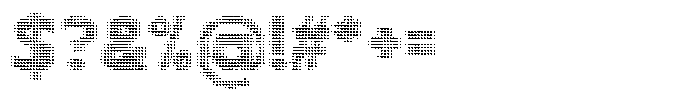Flexibel Modular Triangle Dot40 x Font OTHER CHARS