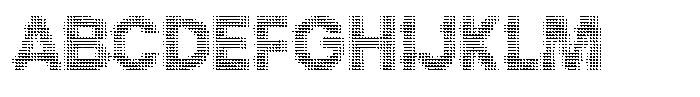 Flexibel Modular Triangle Dot40 x Font UPPERCASE