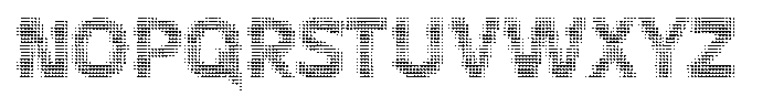 Flexibel Modular Triangle Dot40 x Font UPPERCASE