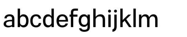 Flexible Sans Medium Expanded Font LOWERCASE