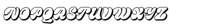 Flicking Shadow Font UPPERCASE