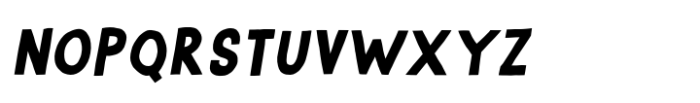 Flimsy Italic Font UPPERCASE