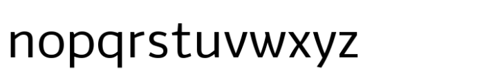 Flinders Variable Upright Font LOWERCASE