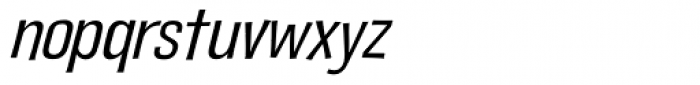 Fling-a-Ling Italic Font LOWERCASE