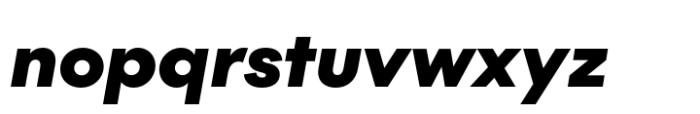 Flink Black Italic Font LOWERCASE