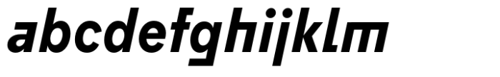 Flink Neue Bauhaus Cmp Bold Italic Font LOWERCASE