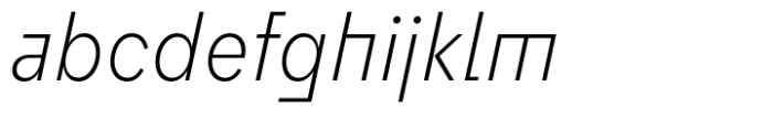 Flink Neue Bauhaus Cmp Light Italic Font LOWERCASE