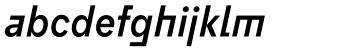Flink Neue Bauhaus Cmp Medium Italic Font LOWERCASE