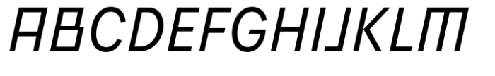 Flink Neue Bauhaus Cmp Regular Italic Font UPPERCASE