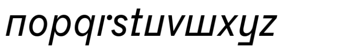 Flink Neue Bauhaus Cmp Regular Italic Font LOWERCASE
