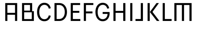 Flink Neue Bauhaus Cmp Regular Font UPPERCASE
