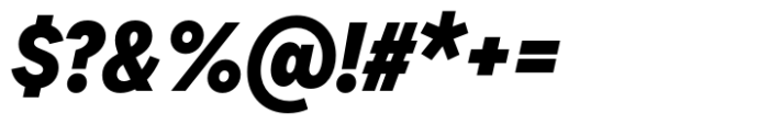 Flink Neue Bauhaus Cmp XBold Italic Font OTHER CHARS